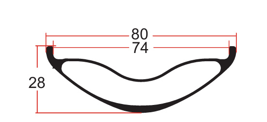 F27.5-80 tekening met dikke velgen